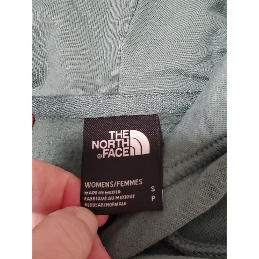 The North Face Pullover Hoodie Women S Green Logo Outdoor Casual Sweatshirt - Picture 2 of 11